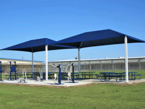 ADA compliant outdoor fitness equipment